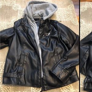 Woman’s Faux Biker Jacket